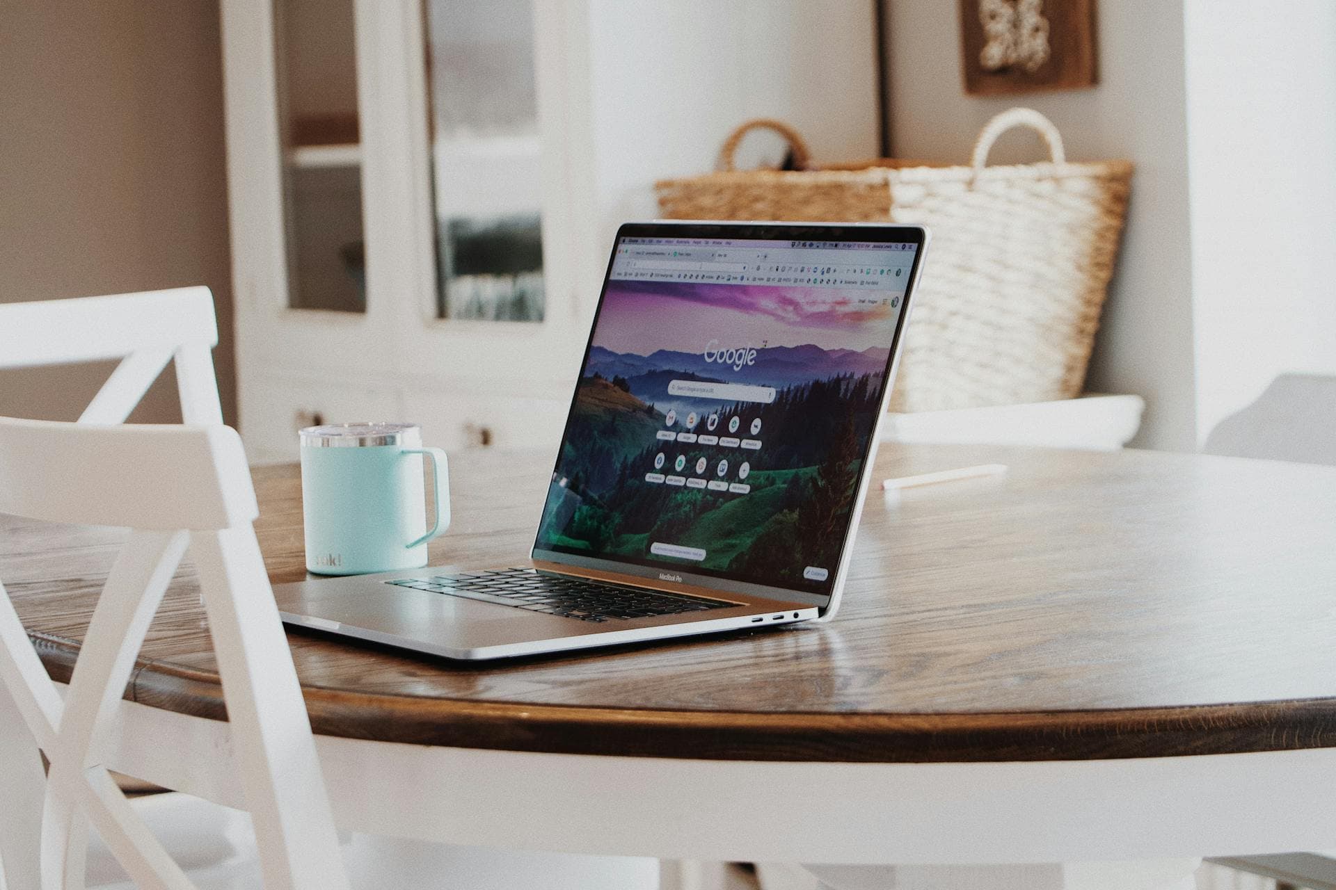 image of laptop displaying a website
